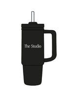 The Tumbler Cup - Black - The Studio - Center Body - Printed - White