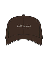 The Dad Hat - Brown - Goodlife Chiropractic - Center Crown - Embroidered - White