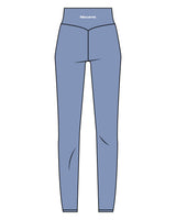 The Basic Legging - Mist - BlueCarrot - Back Waistline - Printed - White