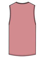 The Scoop Muscle Tank - Mauve - Sweat Circuit - Center Chest - Printed - Full Color