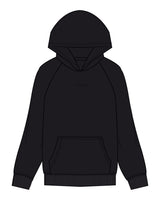 The Womens Hoodie - Ink Blue - Flightform - Center Chest - Embroidered - Tone on Tone