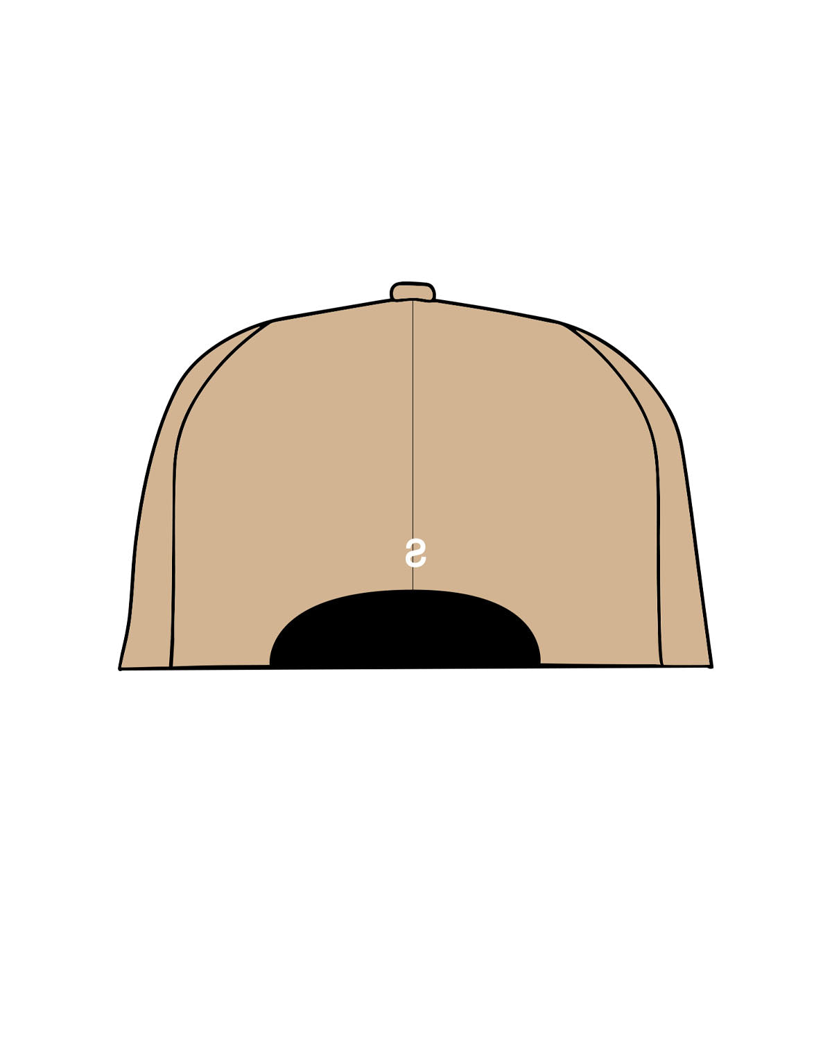 The Dad Hat - Khaki - Solos Pilates - Center "Solos" & Back "S" - White