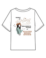 The Midweight Crop Tee - White - PHS - Left Chest - Back Full Image - Printed - Full Color
