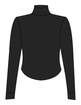 The 3/4 Crop Zip Jacket - Black - Sculpted By Lagree - Left Chest Round - Printed - White