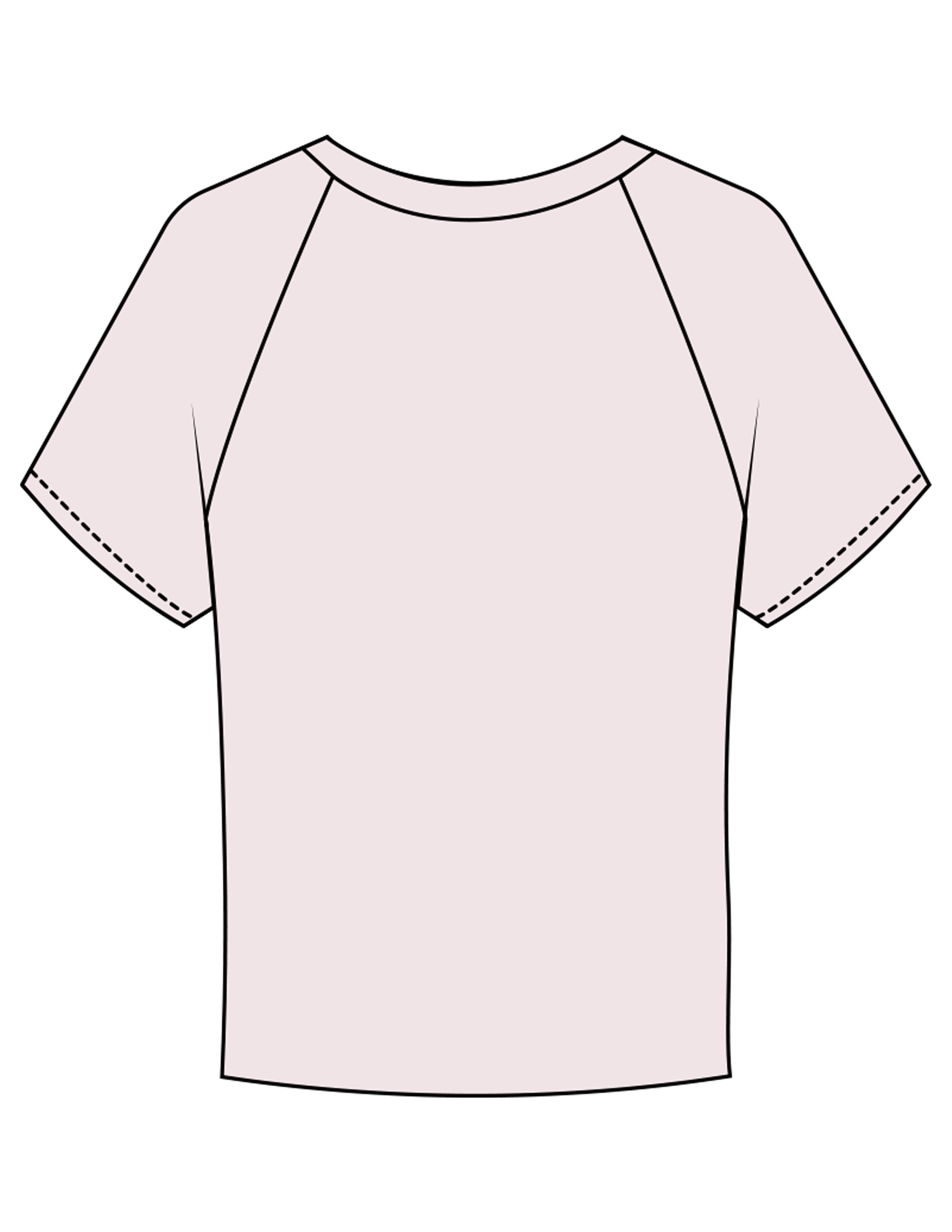 The Micro Rib Baby Tee - Pink - Carriage House - Center Chest Stacked - Printed - Ballerina Pink