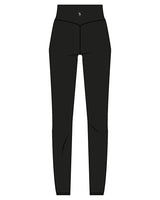 The Basic Legging - Black - Soma Lab - Back Waistline - White Printed