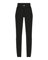 The Basic Legging - Black - NSpiers - Back Waistline - Printed - White