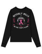 The Mens Long Sleeve - Black - BHF BCA2026 - Left Chest & Back Stacked - Printed - Full Color