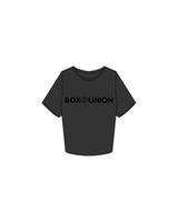 The Crop Tee - Washed Black - Box Union - Center - Black