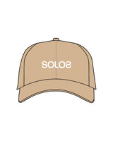 The Dad Hat - Khaki - Solos Pilates - Center "Solos" & Back "S" - White