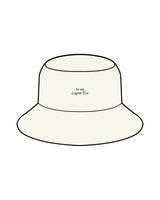 The Bucket Hat - Off White - Refined Movement - Center Crown Front - "Lagree Era" - Back "Lagree Studio - EMB - Black