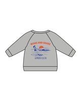 The Kids Crewneck - Heather - Lagree Tahoe - Center Chest & Back Image - Printed - Full Color