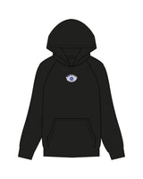 The Womens Hoodie - Black - Hercules - Center Chest & Back Stacked - Printed - Full Color