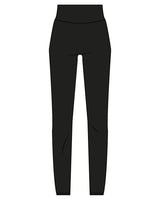 The Basic Legging - Black - Soma Lab - Back Waistline - White Printed