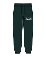 The Classic Sweatpants - Pine Green - Eleve - Left Leg Pocket - White