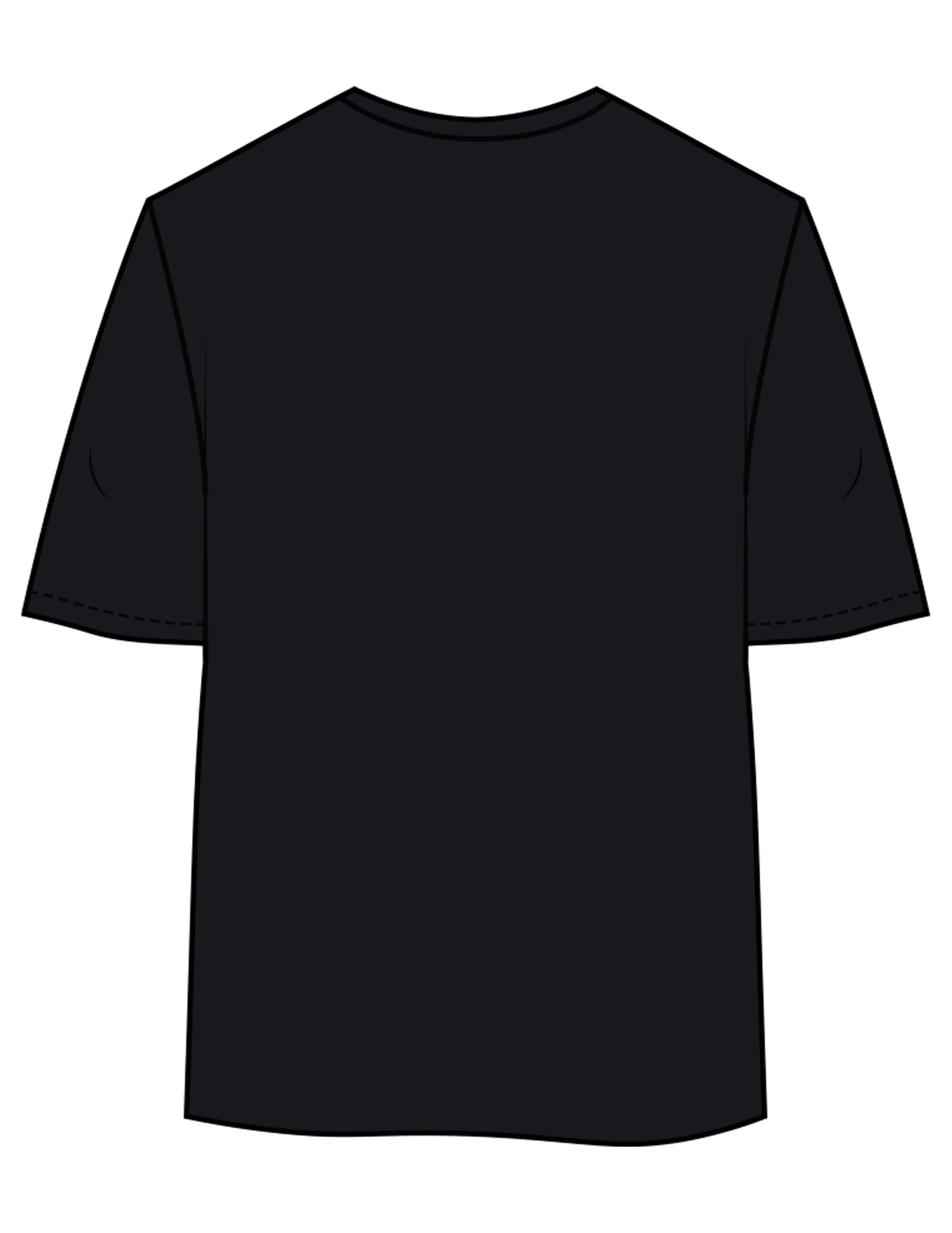 The Womens Oversized Tee - Ink - Megabarre - Center Chest - Printed - White