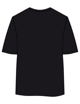 The Womens Oversized Tee - Ink - Megabarre - Center Chest - Printed - White