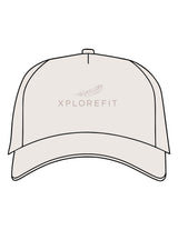 The Canvas Cap - Bone - XPLOREFIT - Center Crown Stacked - Embroidered - Full Color