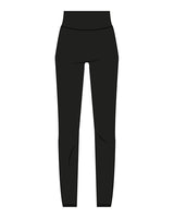 The Basic Legging - Black - NSpiers - Back Waistline - Printed - White