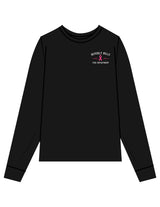 The Mens Long Sleeve - Black - BHF BCA2026 - Left Chest & Back Stacked - Printed - Full Color