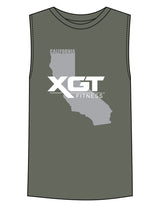 The Mens Tank - Cypress - XGT Fitness - Center Chest - Printed-  Full Color