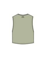 Motivate Movement Crop Muscle Tank - Pistachio