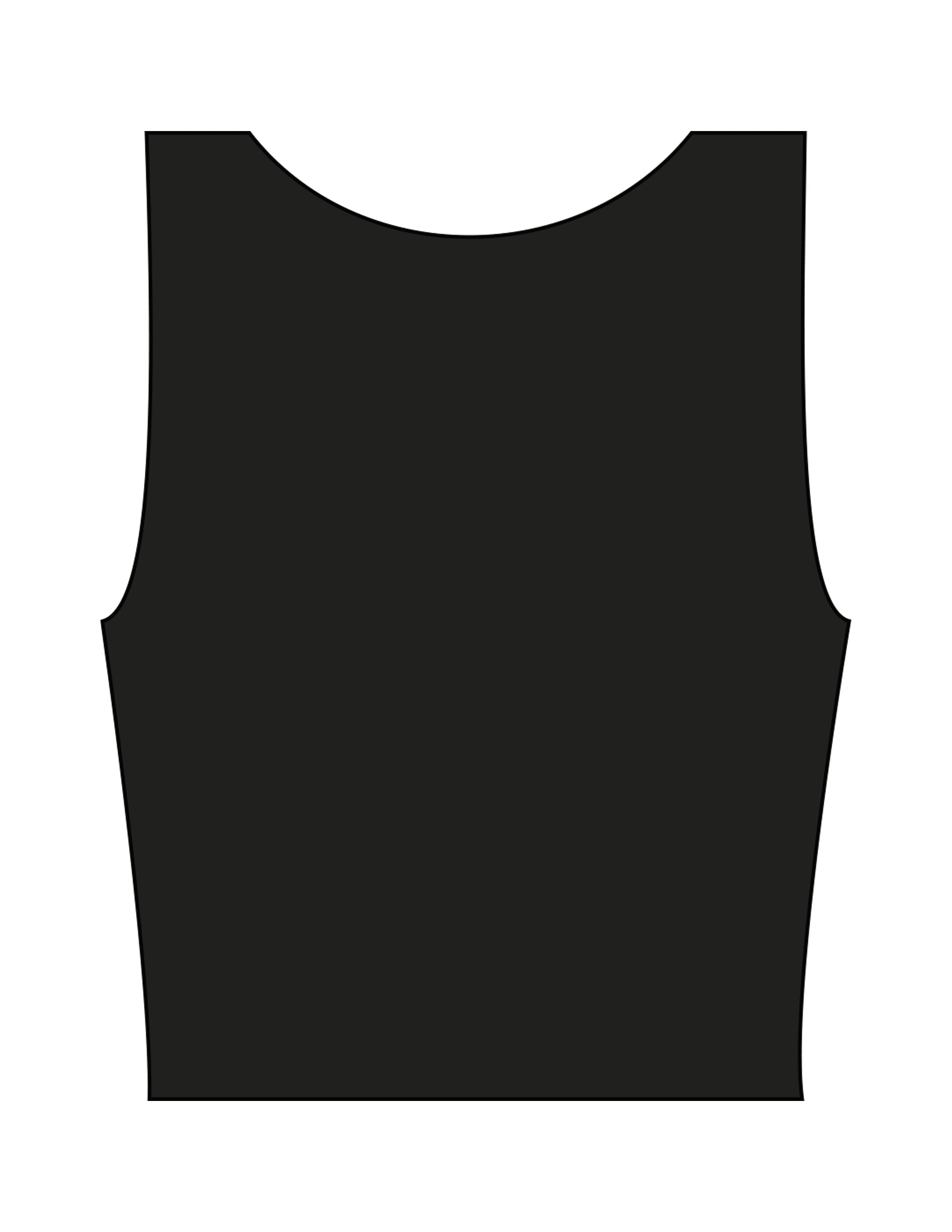 The Square Neck Tank - Black - Mind Muscle - Center Chest - Printed - Full Color