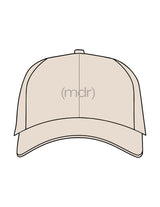 The Dad Hat - Stone - The Studio MDR - Center Crown (mdr) - EMB - Tone on Tone