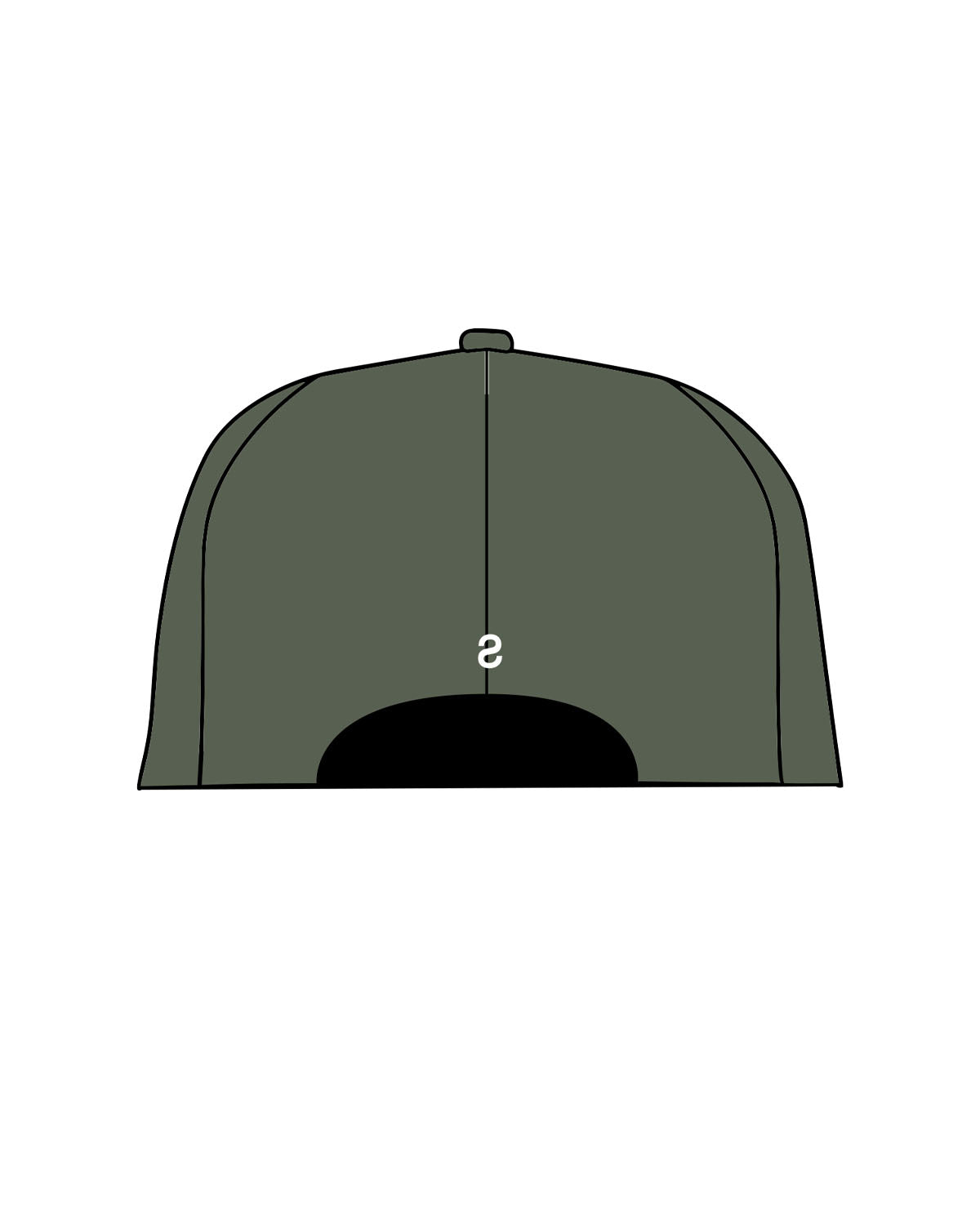 The Dad Hat - Cypress - Solos Pilates - Center "Solos" & Back "S" - White