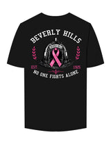 The Mens Tee - Black - BHF BCA2026 - Left Chest & Back Stacked - Printed - Full Color