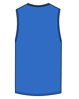 The Scoop Muscle Tank - Royal - Sweat Circuit - Center Chest - Printed - Full Color