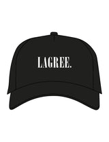 The 5 Panel Trucker Hat - Black - Studio 205 - Center Crown - Printed - White