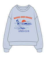 The Mens Crewneck - Powder - Lagree Tahoe - Full Front - Printed - Full Color