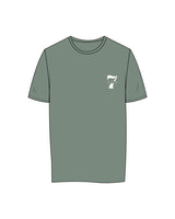 The Womens Tee - Sage - STUDIO 7 - Left Chest - Printed - Cream