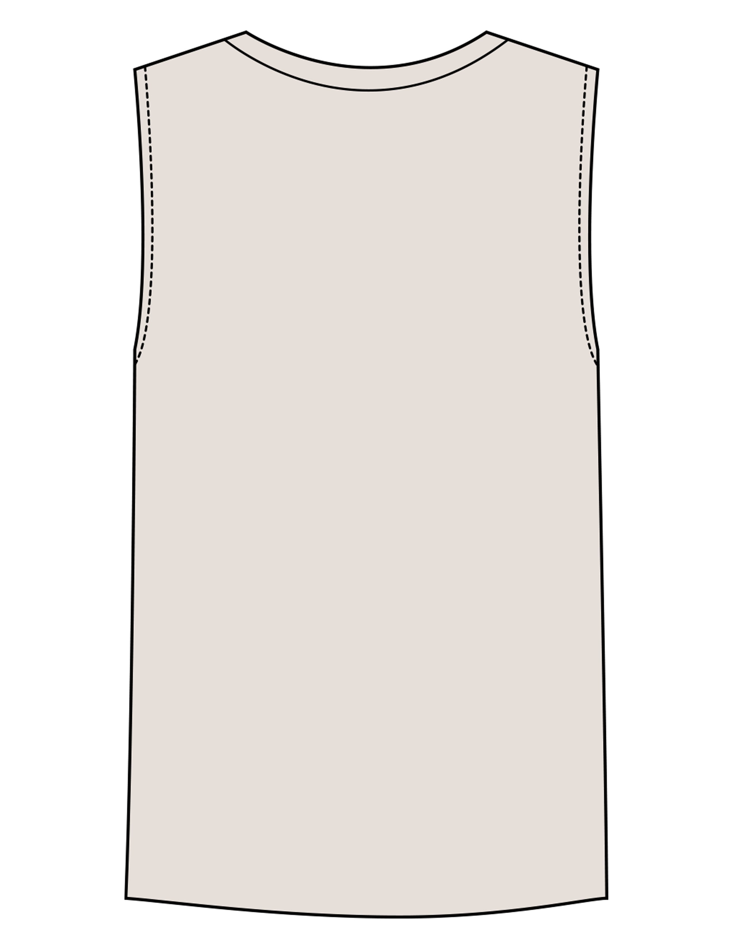 The Mens Tank - Off White - XGT Fitness - Center Chest Round - Printed - Full Color