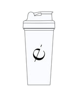 The Shaker Bottle - White - Eleve - Center - Black
