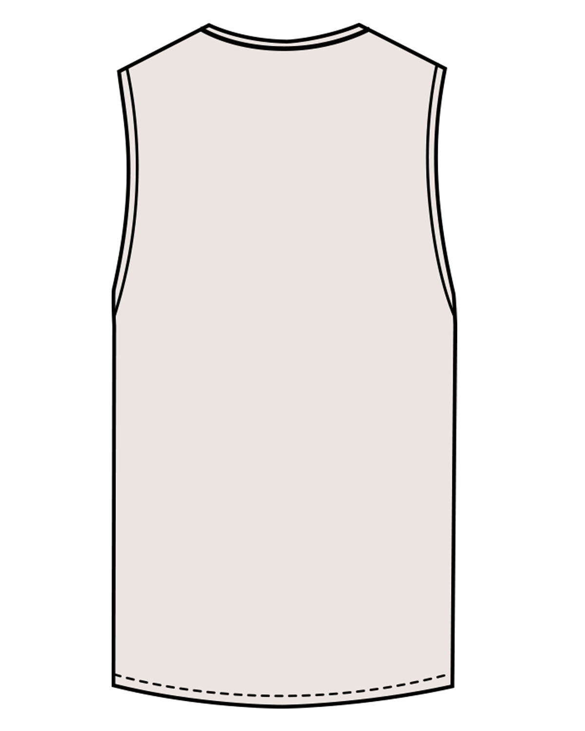 The Scoop Muscle Tank - Dust Heather - Sweat Circuit - Center Chest - Printed - Full Color