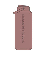 The Wide Mouth Water Bottle - Clay - Core Lab - Center Vertical - Tone on Tone