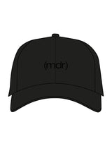 The Dad Hat - Black - The Studio MDR - Center Crown (mdr) - EMB - Tone on Tone