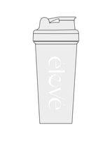 The Shaker Bottle - Clear - Eleve - Center Stacked - White
