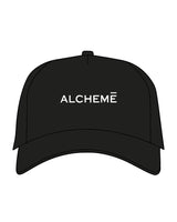 The Canvas Cap - Black - ALCHEME - Center Crown - Embroidered - White Puff