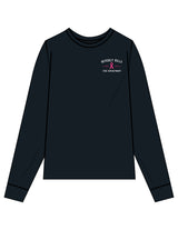 The Mens Long Sleeve - Navy - BHF BCA2026 - Left Chest & Back Stacked - Printed - Full Color