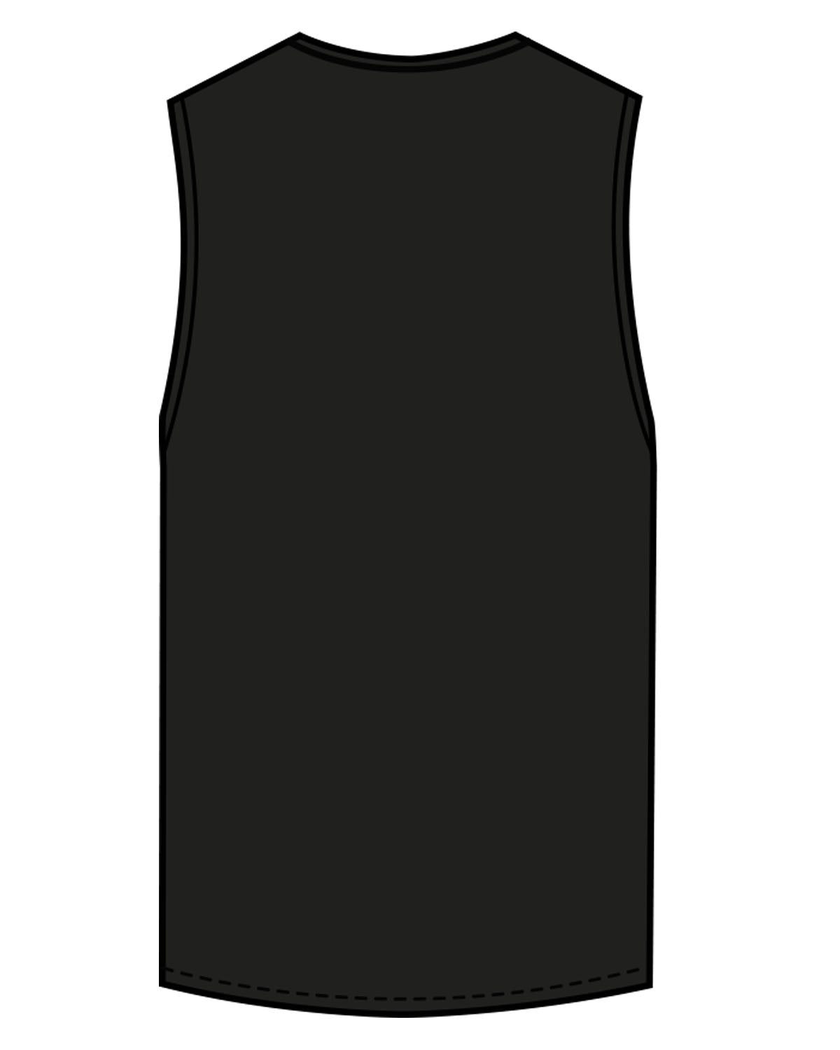 The Scoop Muscle Tank - Black - Sweat Circuit - Center Chest - Printed - Full Color