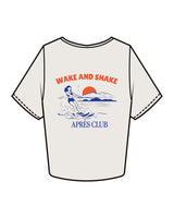 The Crop Tee - Bone - Lagree Tahoe - Center Chest & Back Image - Printed- Full Color