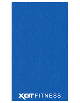 The Gym Towel - Blue - XGT Fitness - Front Bottom - EMB - White - The Gym Towel Bag - Black - Center Body - Printed - Full Color