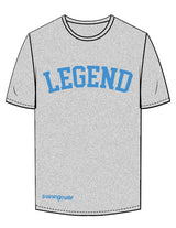 The Mens Tee - Heather - Training Mate - Chest Arc & Front Bottom Right - Printed - Blue