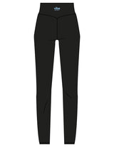 The Basic Legging - Black - Vibe MVMT - Back Waistline Stacked - Printed - Powder Blue