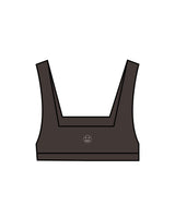 The Box Cut Bra - Cafe - HiLo - Chest & Back Center - White