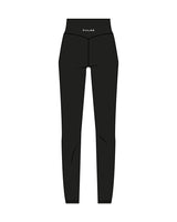 The Basic Legging - Black - Pulse 712 - Center Back Waistline - Printed - White