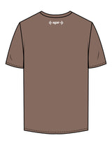 The Mens Tee - Walnut  - XGT Fitness - Center Chest & Back Neckline - Printed - Full Color